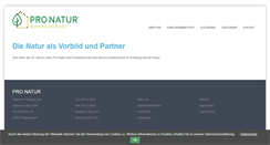 Desktop Screenshot of pro-natur.com