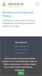 Mobile Screenshot of pro-natur.com